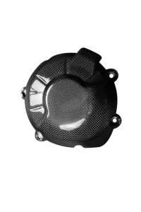Carbon Engine Cover for Kawasaki Z 900 2017- Carbon+Fibreglass | Plain Weave | Glossy
