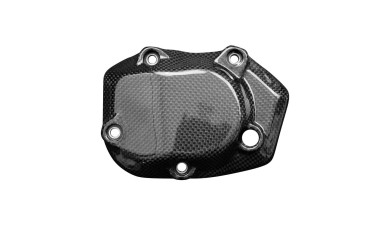 Cache du moteur Carbone pour Kawasaki Z 900 2017- Carbone+Fibre de Verre | Toile Contraignant | Brillant