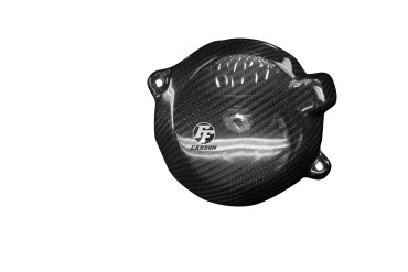 Covertor de motor Carbono por Kawasaki ZX-10R 2011-2015 Carbono+Fibra de Vidrio | Patron Enlazado | Brillante