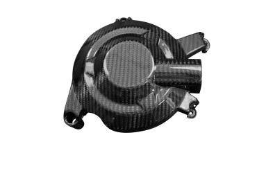 Carbon Engine Cover for Triumph Street Triple 2017-2022 Carbon+Fibreglass | Twill Weave | Glossy
