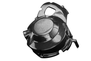 Carbon Engine Cover for Yamaha MT-09 2013-2016 Carbon+Fibreglass | Plain Weave | Glossy
