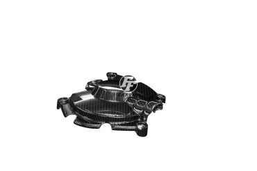 Carbon Motorabdeckung für Yamaha R1 2015- Carbon+Fiberglas | Köper | Glossy