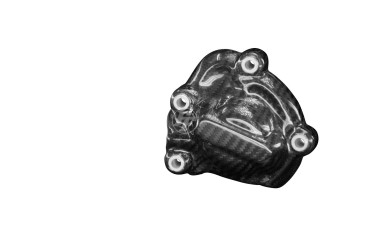 Covertor de motor Carbono por Yamaha R1 2015-2019 Carbono+Fibra de Vidrio | Patron Enlazado | Brillante