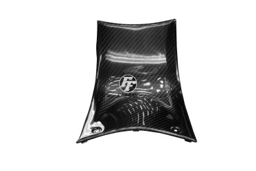 Cache du moteur Carbone pour Yamaha Tmax 530 DX 2017- 100% Carbone | Toile Sergé | Brillant