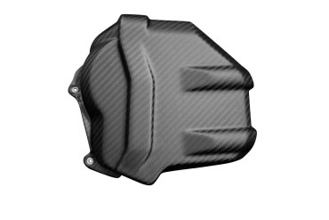 Cache du moteur (à gauche) Carbone pour Ducati Panigale V4 / V4S/ V4R / Streetfighter V4 Carbone+Fibre de Verre | Toile Sergé | Mat