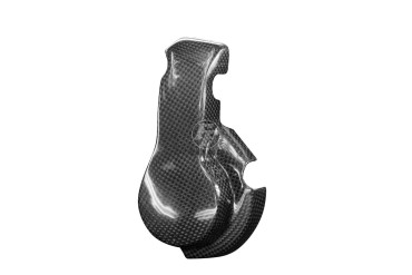 Covertor de motor (a la derecha) Carbono por KTM 690 SMC R Carbono+Fibra de Vidrio | Patron Sencillo | Brillante