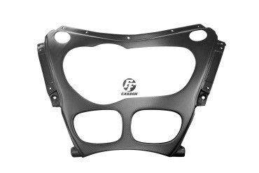 Carenatura anteriore superiore Carbonio per BMW R 1100 S / Boxer Cup Carbonio+Fibra di Vetro | Tela | Opaco