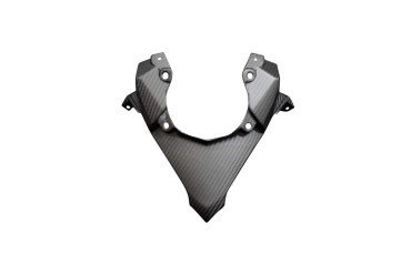 Carbon Obere Frontverkleidung für Kawasaki Z650 2020- Carbon+Fiberglas | Köper | Matt