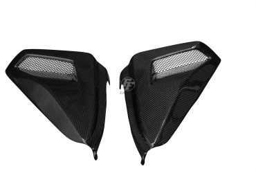 Carénage latéral (partie supérieur) Carbone pour Honda CB 1000R 2008-2017 Carbone+Fibre de Verre | Toile Contraignant | Brillant