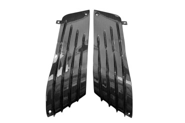 Carénage latéral (partie supérieur) Carbone pour Kawasaki ZZR 1400 / ZX-14R 2006-2011 Carbone+Fibre de Verre | Toile Contraignant | Brillant