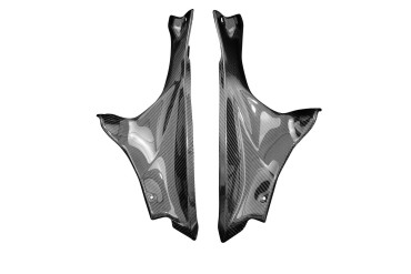 Pannello laterale superiore Carbonio per Yamaha YZF-R7 2022- Carbonio+Fibra di Vetro | Spigato | Brillante