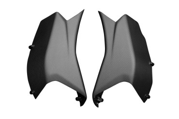 Winglets avant Carbone pour Ducati Multistrada V4 2021 Carbone+Fibre de Verre | Toile Contraignant | Mat