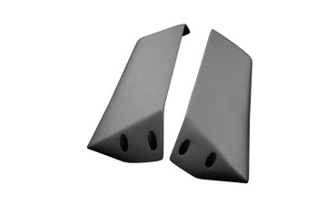 Winglets superior Carbono por Kawasaki Ninja H2 2015+ (H2R 2015-16 Style) Carbono+Fibra de Vidrio | Patron Sencillo | Opaco