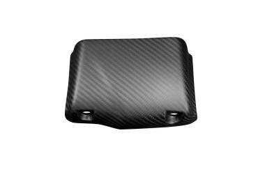 Coperchio del radiatore dell´olio (8 file) Carbonio per Buell XB 100% Carbonio | Tela | Opaco