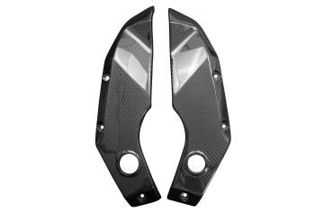 Guarda de marco Carbono por Kawasaki Z 1000 2003-2006 Carbono+Fibra de Vidrio | Patron Enlazado | Brillante