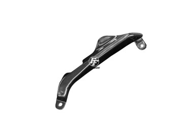 Carbon Frame Cover (rear left) for Aprilia RSV 1000R Tuono 2006-2011 Carbon+Fibreglass | Plain Weave | Glossy