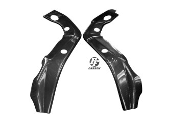 Carbon Frame Cover for BMW S1000RR Carbon+Fibreglass | Plain Weave | Glossy