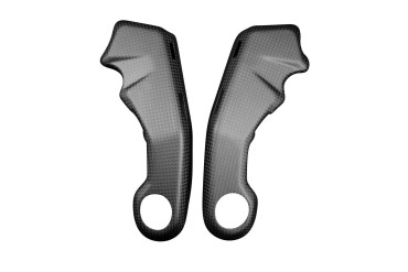 Carenado de marco Carbono por Ducati Multistrada V4 2021- Carbono+Fibra de Vidrio | Patron Sencillo | Opaco