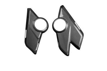Carenado de marco Carbono por Ducati Multistrada V4 2021- Carbono+Fibra de vidrio | Patron Sencillo | Brillante