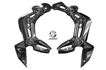 Carbon Frame Cover for Kawasaki Z900 2017-2019 Carbon+Fibreglass | Twill Weave | Glossy
