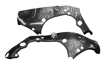 Carbon Rahmenverkleidung für Kawasaki ZX-10R 2016- Carbon+Fiberglas | Leinwand | Glossy