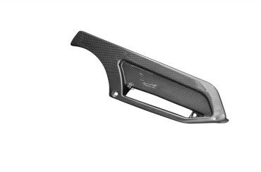 Covertor de correas (parte inferior) Carbono por Buell 1125 R/CR Carbono+Fibra de Vidrio | Patron Sencillo | Brillante