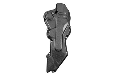 Carbon Riemenabdeckung für Ducati Desert X 2022- Carbon+Fiberglas | Leinwand | Glossy