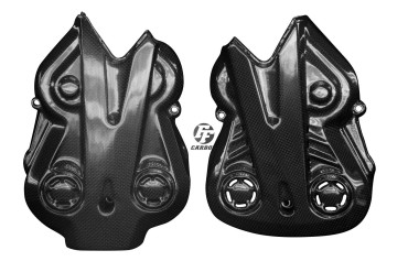 Carbon Belt Cover for Ducati Diavel 2010-2018 Carbon+Fibreglass | Plain Weave | Glossy