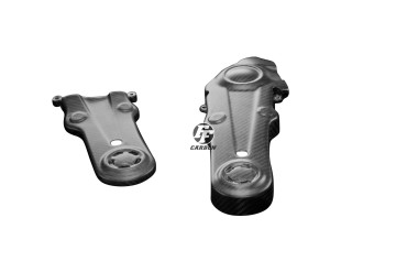 covertor de correas Carbono por Ducati Monster 1100 EVO - Hypermotard 1100 EVO 2010-2013 100% Carbono | Patron Enlazado | Opaco