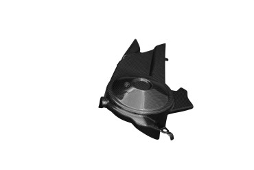 Cache pignon Carbone pour Buell 1125 R/CR Carbone+Fibre de Verre | Toile Contraignant | Brillant