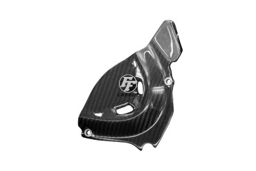 Covertor al engranage Carbono por Ducati Monster 821 2014-2020 Carbono+Fibra de Vidrio | Patron Enlazado | Brillante
