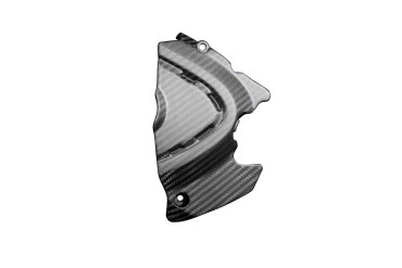 Cache pignon Carbone pour Ducati Multistrada 950 2018-2021 100% Carbone | Toile Sergé | Mat