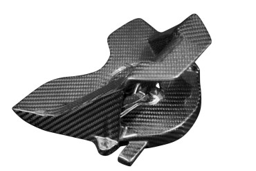 Cache pignon Carbone pour Honda CB 6550 R / CBR 650 R 2019- 100% Carbone | Toile Sergé | Brillant