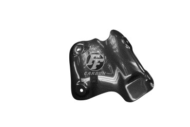 Carbon Ritzelabdeckung für KTM LC4 / Duke I / Duke II 1998 - 2006 Carbon+Fiberglas | Köper | Glossy
