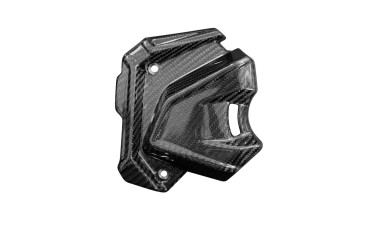 Coperchio del pignone Carbonio per Kawasaki Ninja 650 2017- 100% Carbonio | Spigato | Opaco