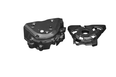 Coperchio del pignone Carbonio per Kawasaki Z1000 2014-2020 Carbonio+Fibra di Vetro | Tela | Brillante