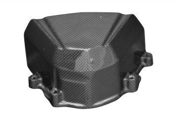 Covertor al engranage Carbono por Kawasaki Z750/R 2007-2012 / Z1000 2007-2009 Carbono+Fibra de Vidrio | Patron Sencillo | Brillante