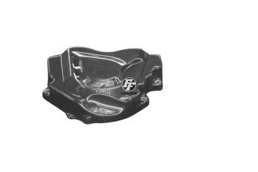 Covertor al engranage Carbono por Kawasaki ZX-10R 2011-2015 Carbono+Fibra de Vidrio | Patron Sencillo | Brillante