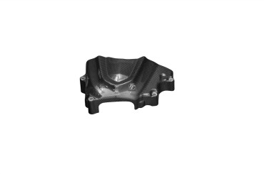 Covertor al engranage Carbono por Kawasaki ZX6R 2013- Carbono+Fibra de Vidrio | Patron Sencillo | Brillante
