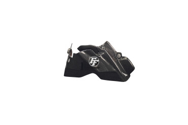 Cache pignon Carbone pour Triumph Tiger 800 XC/XR Carbone+Fibre de Verre | Toile Contraignant | Brillant