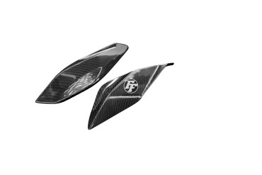 Carenado de faros (partes laterales) Carbono por KTM 1290 Super Duke R 2014-2016 Carbono+Fibra de Vidrio | Patron Enlazado | Brillante