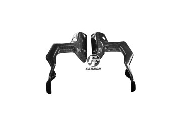 Carenado de faros (partes laterales) Carbono por Yamaha MT-07 2018- Carbono+Fibra de Vidrio | Patron Sencillo | Brillante