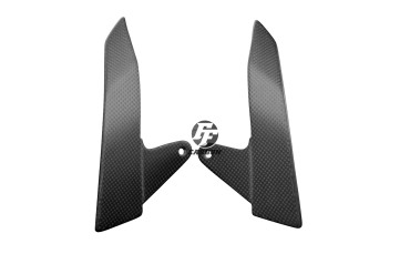 Carenado de faros (partes laterales) Carbono por Yamaha MT-09 2017- Carbono+Fibra de Vidrio | Patron Sencillo | Opaco