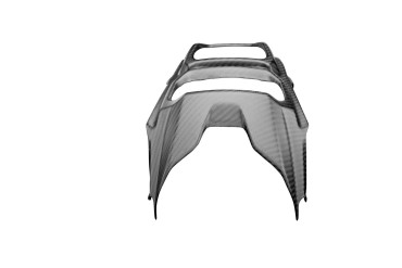 Carénage de Phare Carbone pour Honda MSX 125 Grom 2017-2020 Carbone+Fibre de Verre | Toile Sergé | Mat