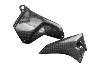 Carbon Swingarm Cover Chain Guard Set for Kawasaki Ninja H2 2015+ / H2R 2015+ / H2 SX 2018- Carbon+Fibreglass | Plain Weave | Glossy