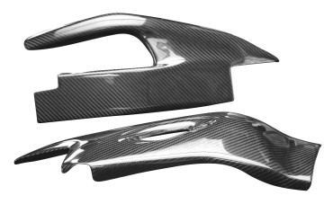 Cache de Bras Oscillant Carbone pour Honda CBR 1000 RR 2012-2016 100% Carbone | Toile Sergé | Brillant