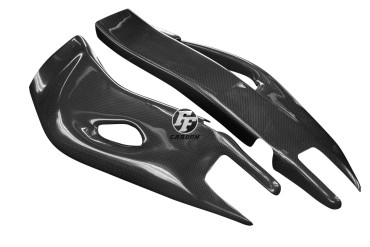Carbon Swingarm Cover for Honda CBR 1000RR 2008-2011 Carbon+Fibreglass | Plain Weave | Glossy