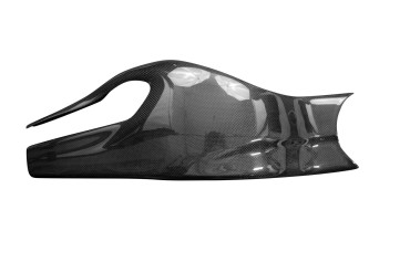 Carbon Swingarm Cover for KTM 1290 Super Duke R 2017-2019 Carbon+Fibreglass | Plain Weave | Glossy
