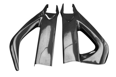 Covertor de brazo oscilante Carbono por Suzuki B-King 1300 2007-2011 Carbono+Fibra de Vidrio | Patron Sencillo | Brillante