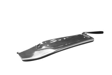 Cache de Bras Oscillant inférieur Carbone pour Aprilia RS 660 2020- / Tuono 2021- Carbone+Fibre de Verre | Toile Sergé | Brillant